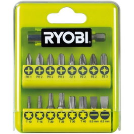 Ryobi Estuche de 21 Puntas para Atornillar RAK17SD